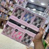 12 pcs Nails Finger Art oval nails Square Shape Artificial Nails With Nail Sticks